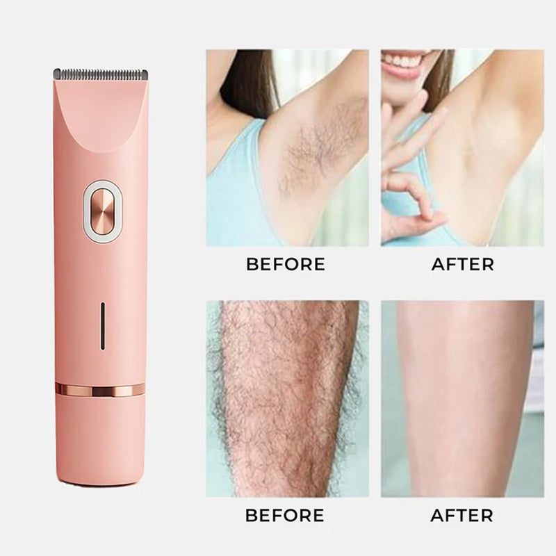 Keramik-Damenrasierer Bikini Gesicht Wasserdicht USB-aufladbar für empfindliche Haut Trimmer Haarentfernungssystem | Sansoti