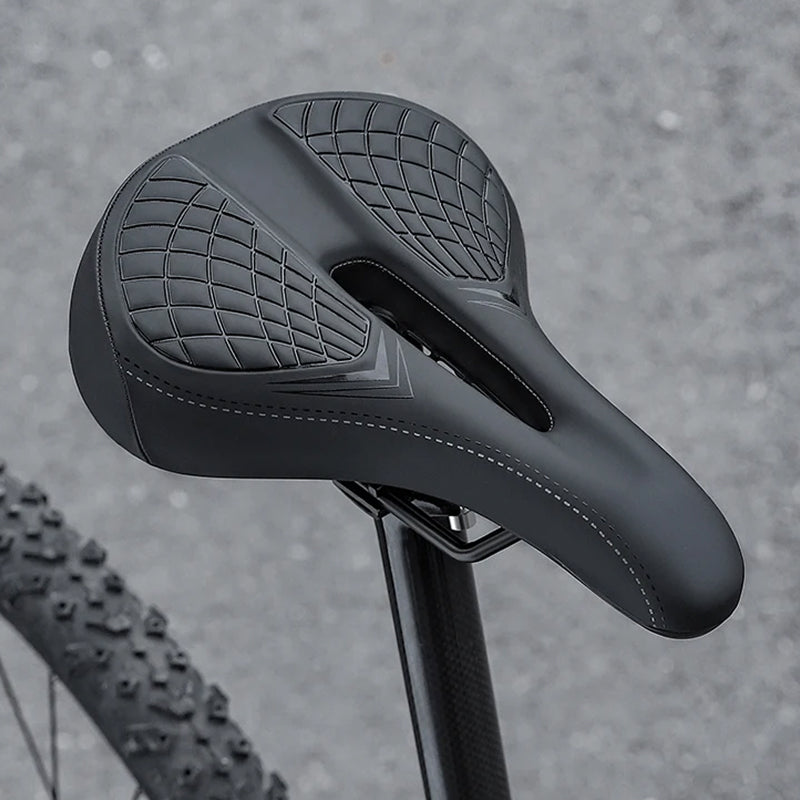 Ergonomisch Fietszadel met Vering en Open Structuur voor Mountainbike Racefiets en Toerfietsen Comfortabel | Sansoti