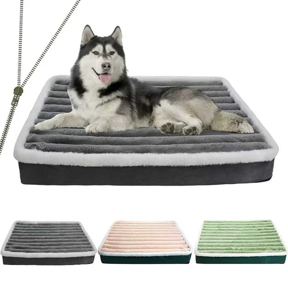 Orthopedic Dog Bed, Egg Crate Foam, Washable, Non-Slip, Joint Pain Relief, Comfortable Pet Resting Place | Sansoti