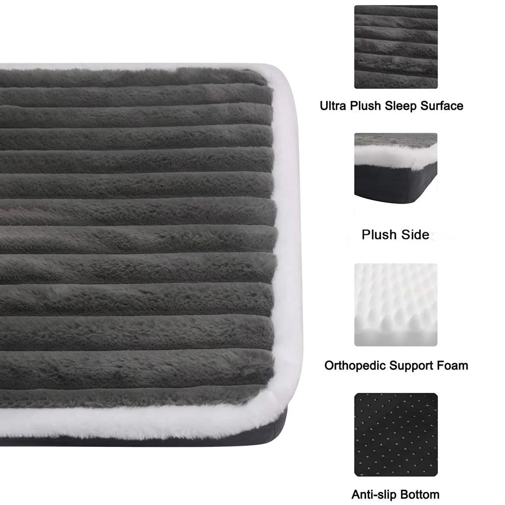 Orthopedic Dog Bed, Egg Crate Foam, Washable, Non-Slip, Joint Pain Relief, Comfortable Pet Resting Place | Sansoti