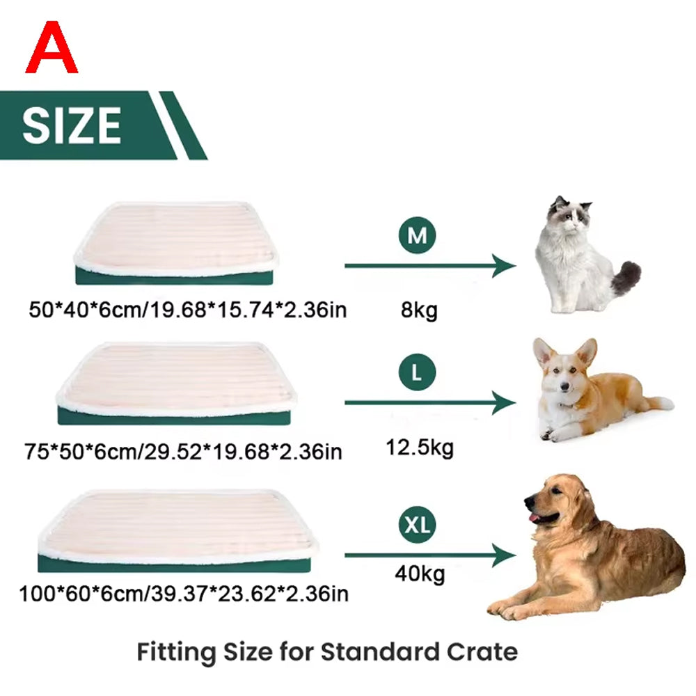 Orthopedic Dog Bed, Egg Crate Foam, Washable, Non-Slip, Joint Pain Relief, Comfortable Pet Resting Place | Sansoti