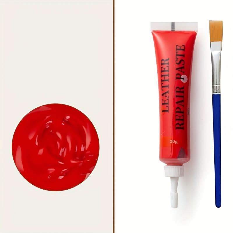 Kit de réparation du cuir pour meubles, sièges de voiture et canapés, kit de restauration avec applicateur 3x10cm | Sansoti