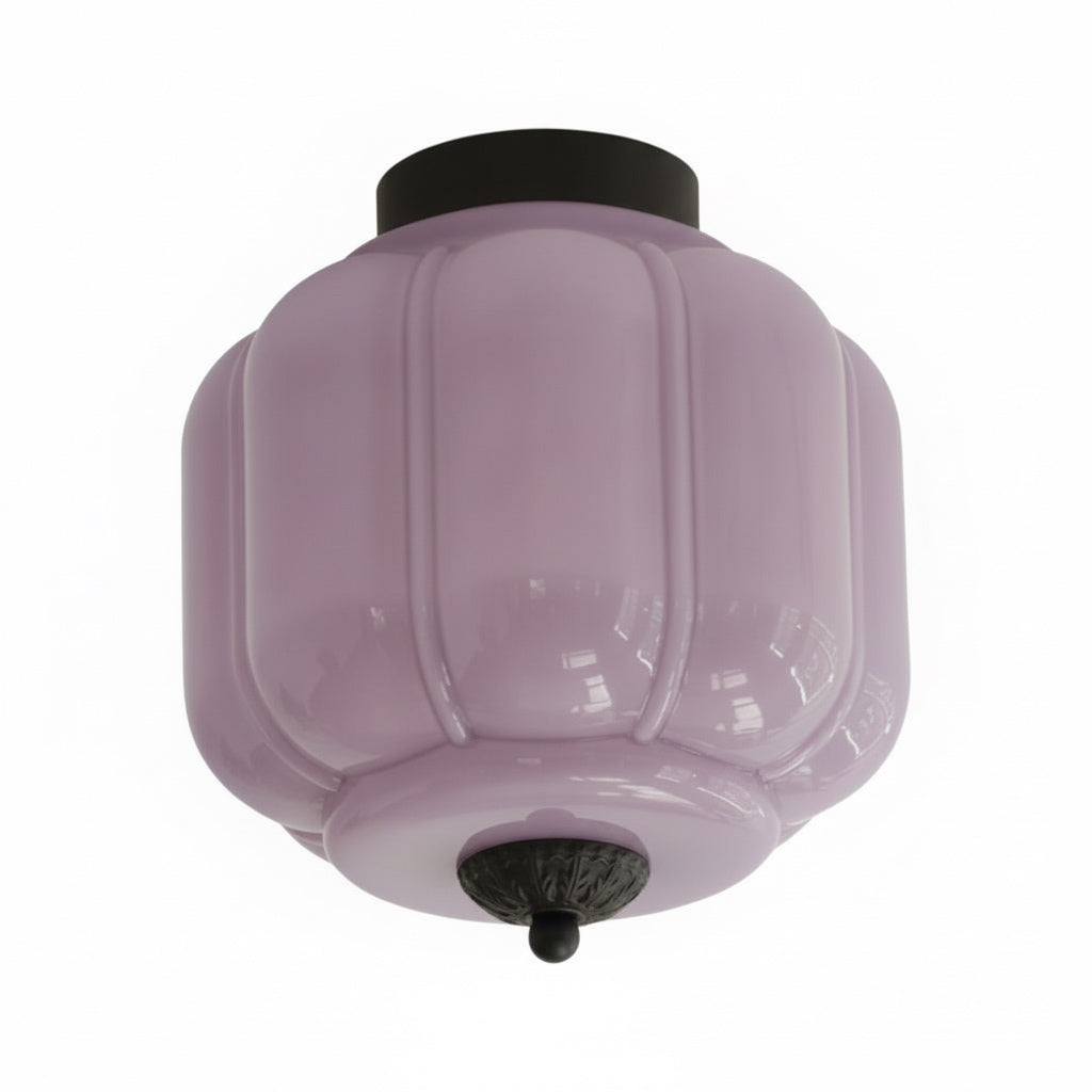 Plafondlamp Melkglas Glazen Kap Moderne Verlichting Scandinavische Stijl Woonkamer Eetkamer Slaapkamer Flush Mount | Sansoti