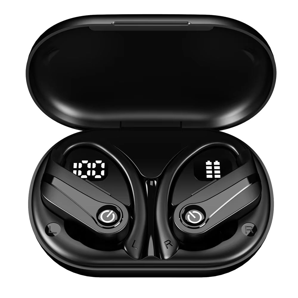 Kabellose Sport-Ohrhörer, IPX7-wasserdicht, mit ergonomischer Passform zum Laufen, für Fitness, Training und das Fitnessstudio | Sansoti