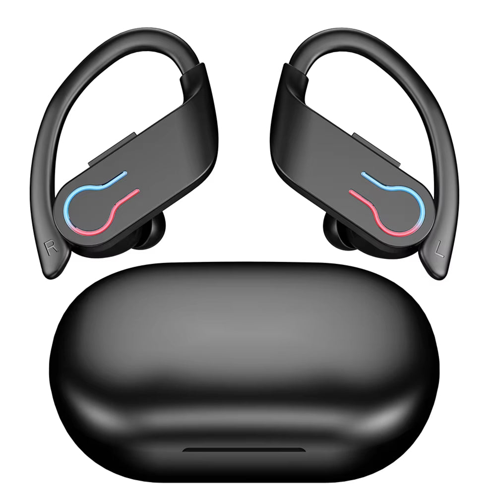 Kabellose Sport-Ohrhörer, IPX7-wasserdicht, mit ergonomischer Passform zum Laufen, für Fitness, Training und das Fitnessstudio | Sansoti