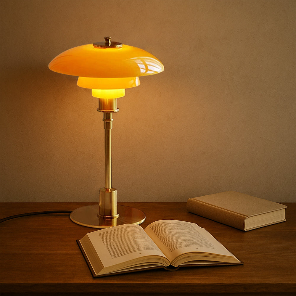 Minimalistische Tischlampe mit Glaskugel Dimmbares LED-Licht Stimmungsvolle Moderne Beleuchtung Schlafzimmer Wohnzimmer | Sansoti