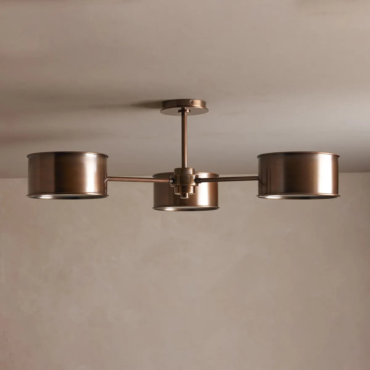 Deckenleuchte aus Metall 91cm Raffiniertes Industriedesign Wohnzimmer Schlafzimmer Esszimmer Moderne stimmungsvolle Beleuchtung | Sansoti