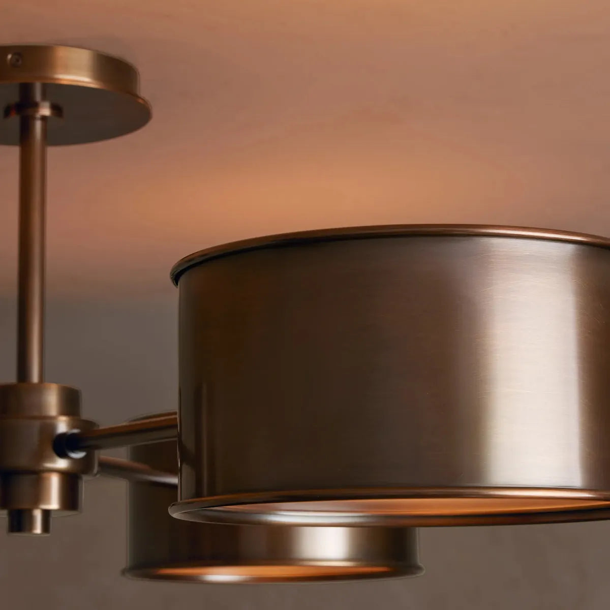 Deckenleuchte aus Metall 91cm Raffiniertes Industriedesign Wohnzimmer Schlafzimmer Esszimmer Moderne stimmungsvolle Beleuchtung | Sansoti
