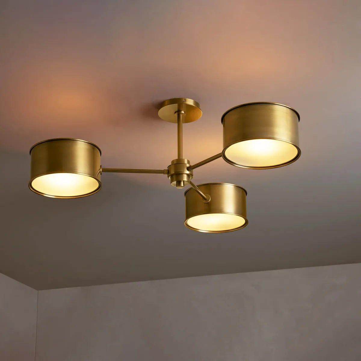 Deckenleuchte aus Metall 91cm Raffiniertes Industriedesign Wohnzimmer Schlafzimmer Esszimmer Moderne stimmungsvolle Beleuchtung | Sansoti