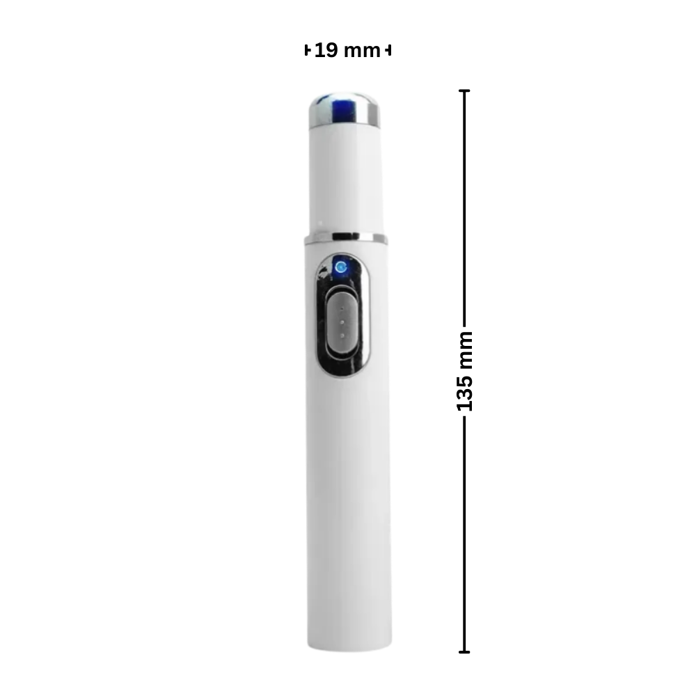 Huidverzorgingspen met Blauwe Lichttherapie tegen Pigmentvlekken en Littekens | Draagbaar Huidverjonging Apparaat voor Thuisgebruik | Precisie Laserbehandeling Hyperpigmentatie Vermindering Anti-Aging | Sansoti