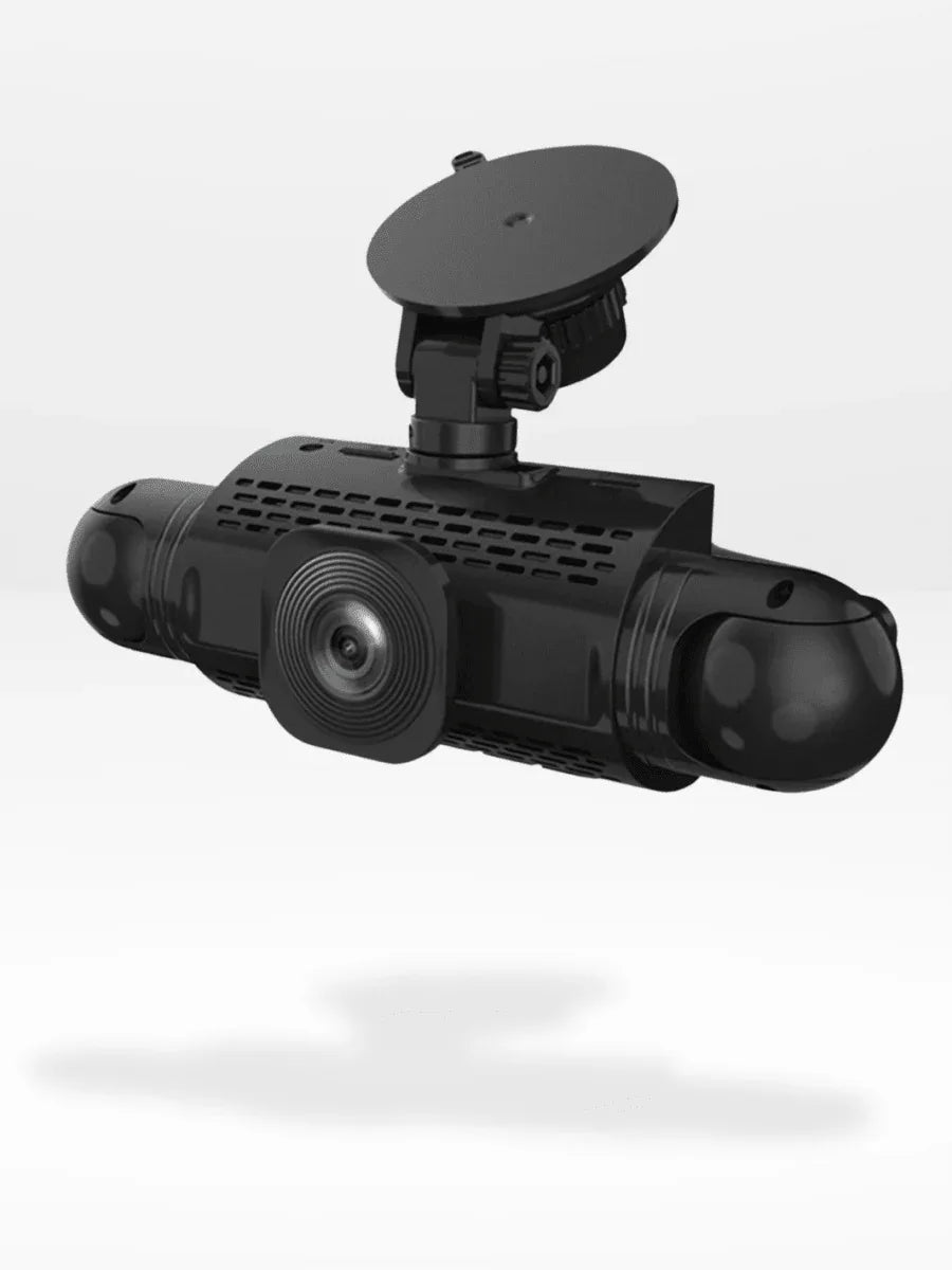 Dashcam met 360° Panoramische Visie Full HD Nachtzicht Auto Camera Parkeerbewaking Veiligheid Opname | Sansoti