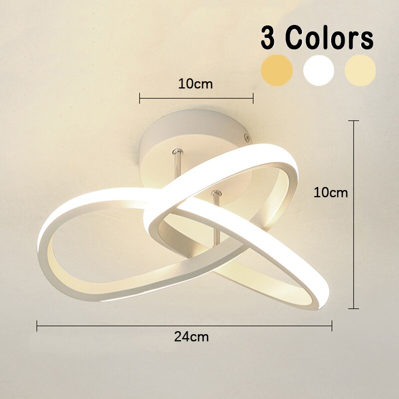 Plafondlamp met Verstelbare Armen LED Dimbaar Modern Design voor Woonkamer Slaapkamer Klaver Cirkelvorm Stijlvol | Sansoti
