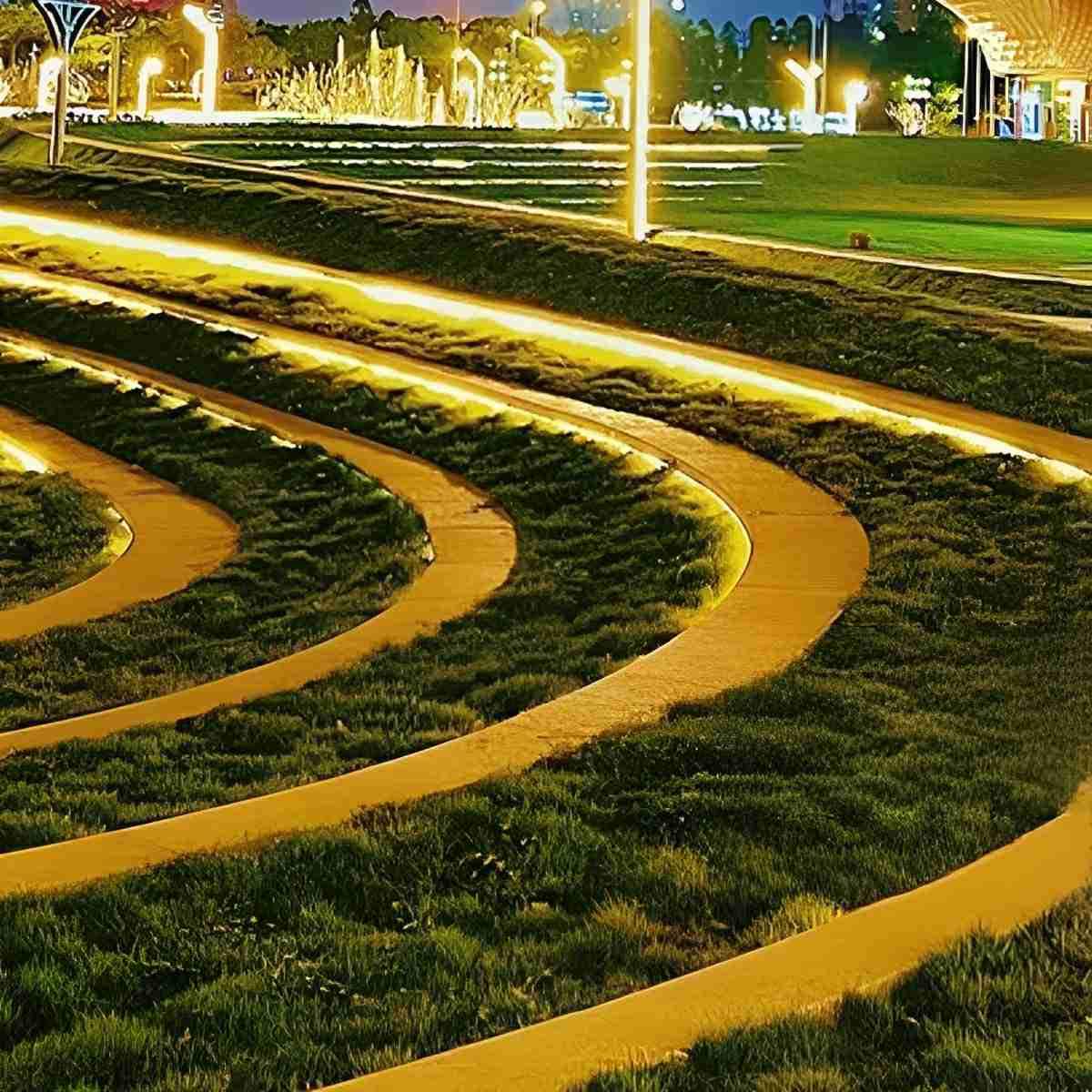 LED Treppenbeleuchtung Einbau COB IP68 24V Außen Treppe Weg Teich Warmweiß Neutral Kalt 10W p/m Flexibel Unterwasser Lichtstreifen Garten | Restfield