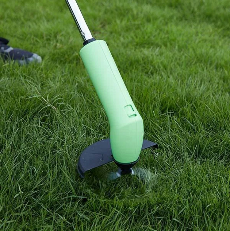 Kabelloser Unkrauttrimmer, Mini-Rasentrimmer mit Akku und Teleskopstiel für Gartenpflege und Unkrautentfernung | Sansoti