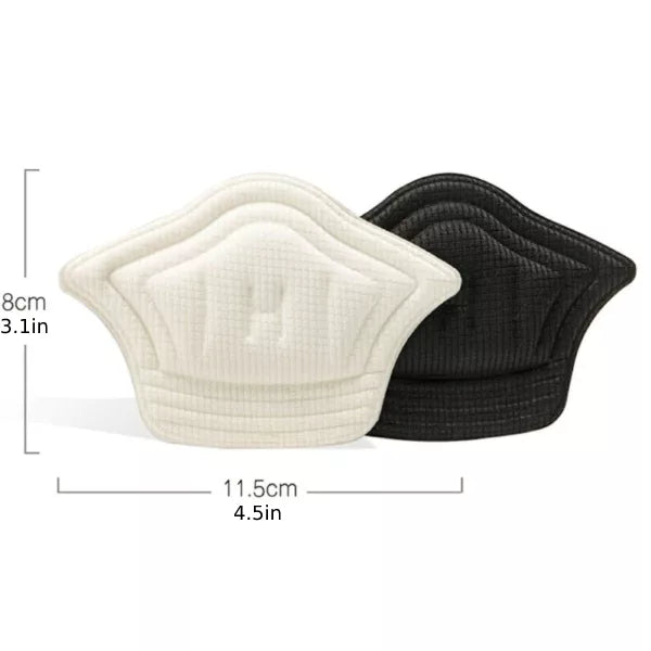 Coussinets de talon antidérapants autocollants beige noir en mousse protection du talon confort baskets talons entretien des chaussures | Sansoti