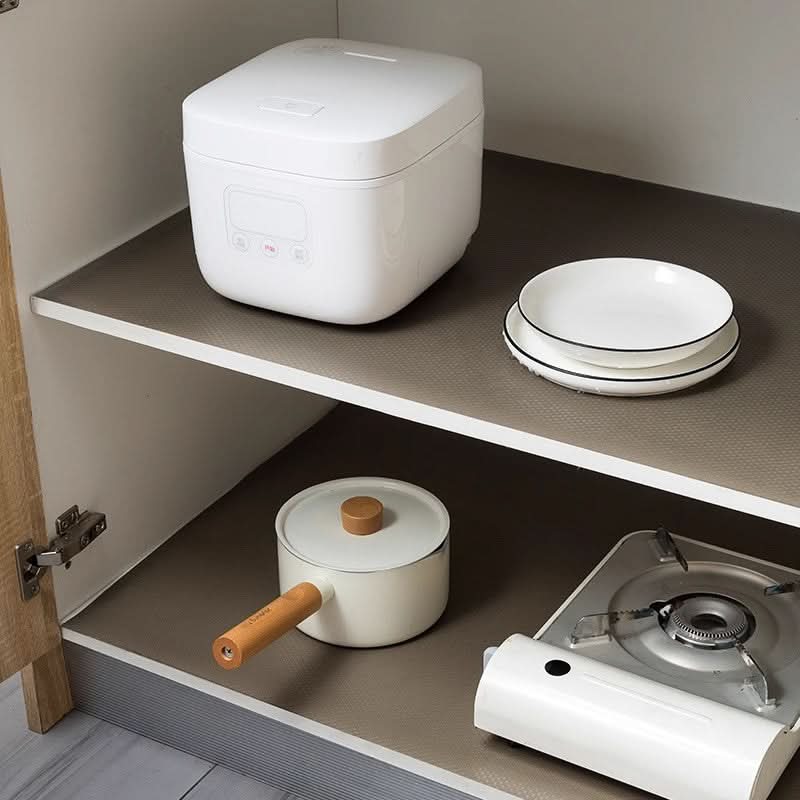 Rutschfeste Schubladenmatte Wasserdichte transparente Klebefolie Schutzmatte Küche Schrank Schublade 30-60cm Aufbewahrungslösung | Sansoti