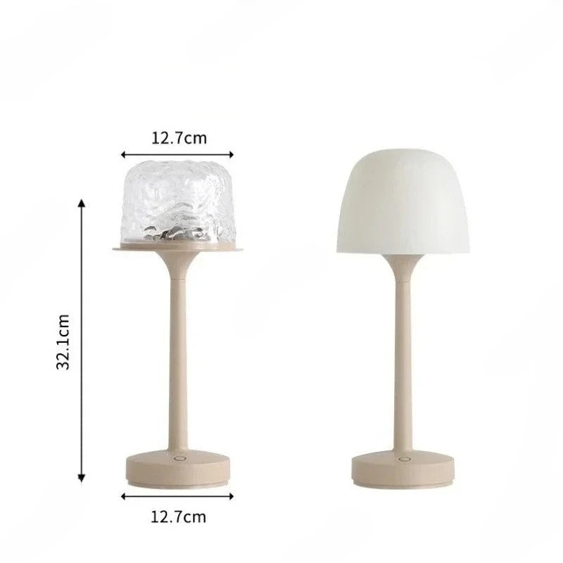 Draadloze Touch Tafellamp LED – Dimbaar & Sfeervol | Moderne Design Tafellamp met Warm Licht | Sansoti