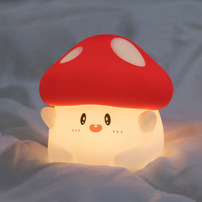 Kleurrijke LED Paddenstoel Nachtlamp met Squishy Materiaal voor Kinderkamer | Sansoti