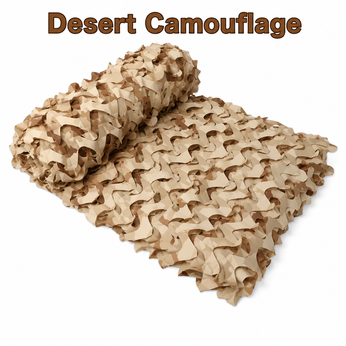 Camouflage Nylon Net Shade Cloth for Outdoor Camping and Garden Decoration, Foldable, Multiple Sizes, Shelter | Sansoti