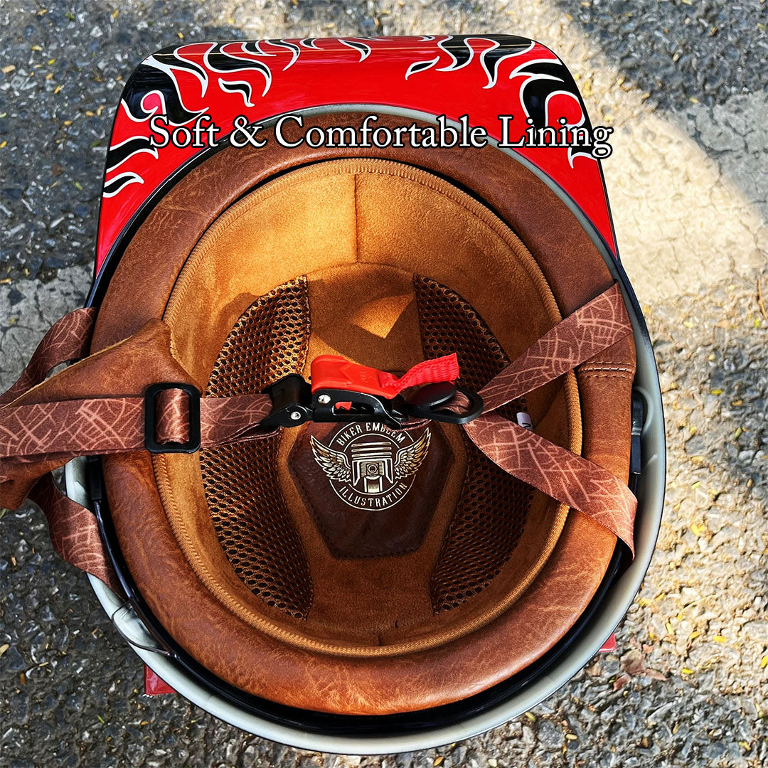 Motorhelm Halfopen Baseball Stijl DOT ECE Gecertificeerd Dagelijks Rijden Veiligheid Comfort Bescherming | Sansoti