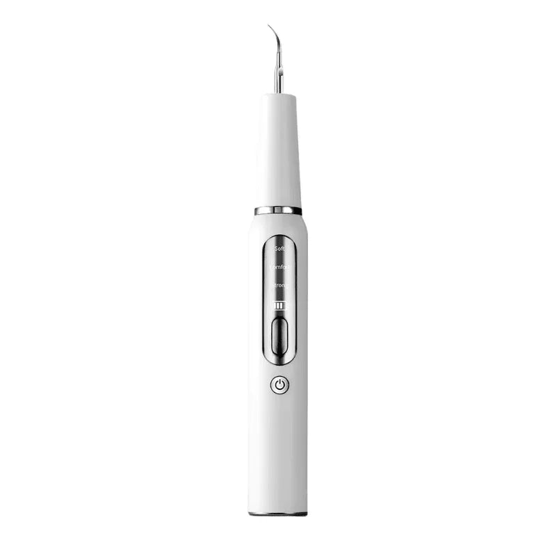 Ultrasoon Tandreiniger USB Oplaadbaar met LED-Verlichting 3 Standen voor Professionele Mondzorg Thuis Wit | Sansoti