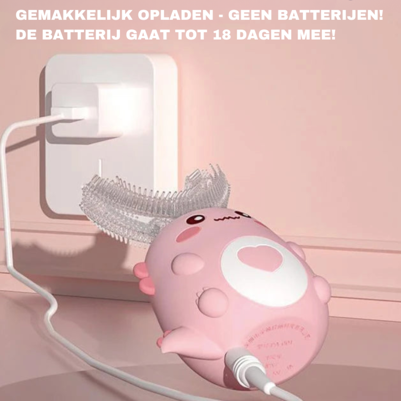 360° Elektrische Kinderzahnbürste Silikon U-Form 2-12 Jahre Weich USB Wiederaufladbar Milchzähne Kleinkind | Restfield