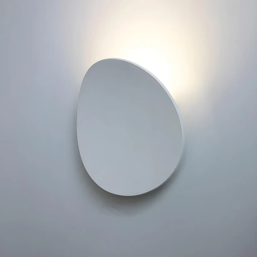 Applique murale ronde en aluminium avec éclairage LED, design moderne, pour salon, chambre et couloir, éclairage d’ambiance | Sansoti