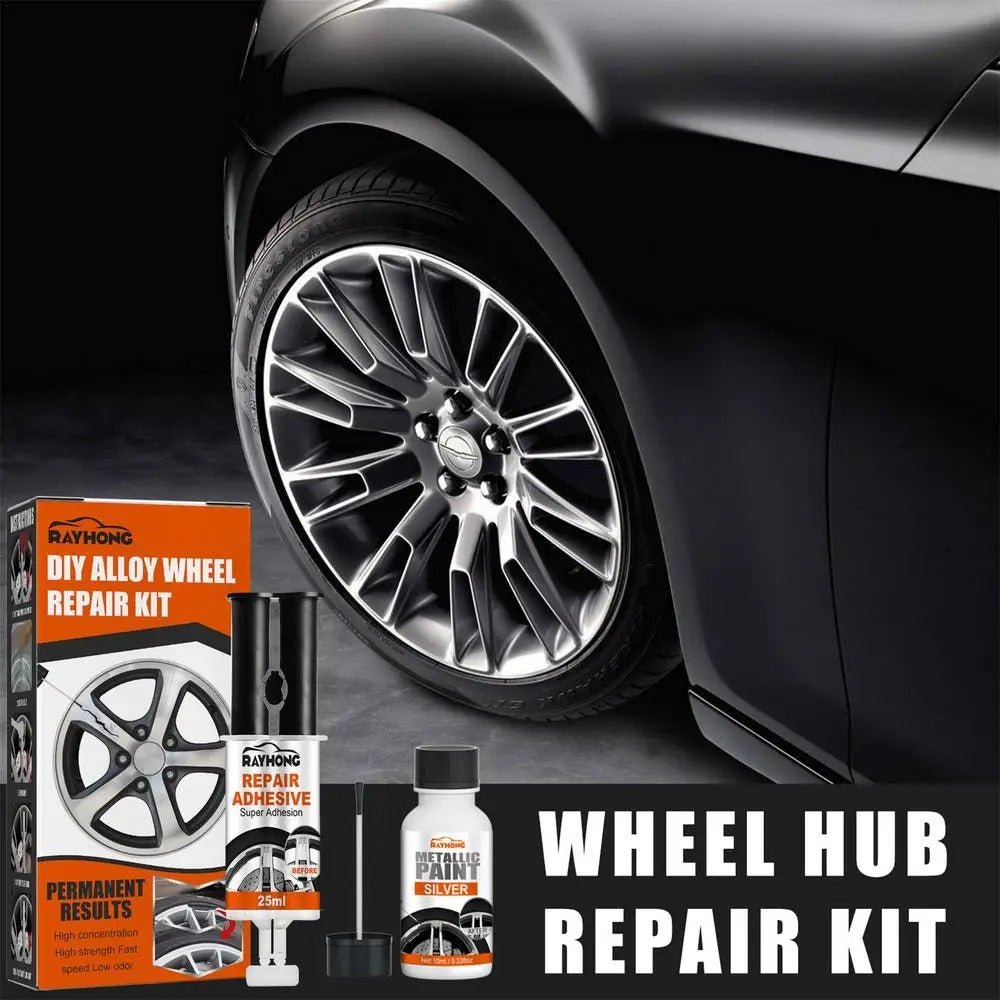 Velgenreparatieset voor Lichtmetalen Velgen Krassen Schade Herstellen Zelf Repareren Auto Velgonderhoud Accessoires | Sansoti