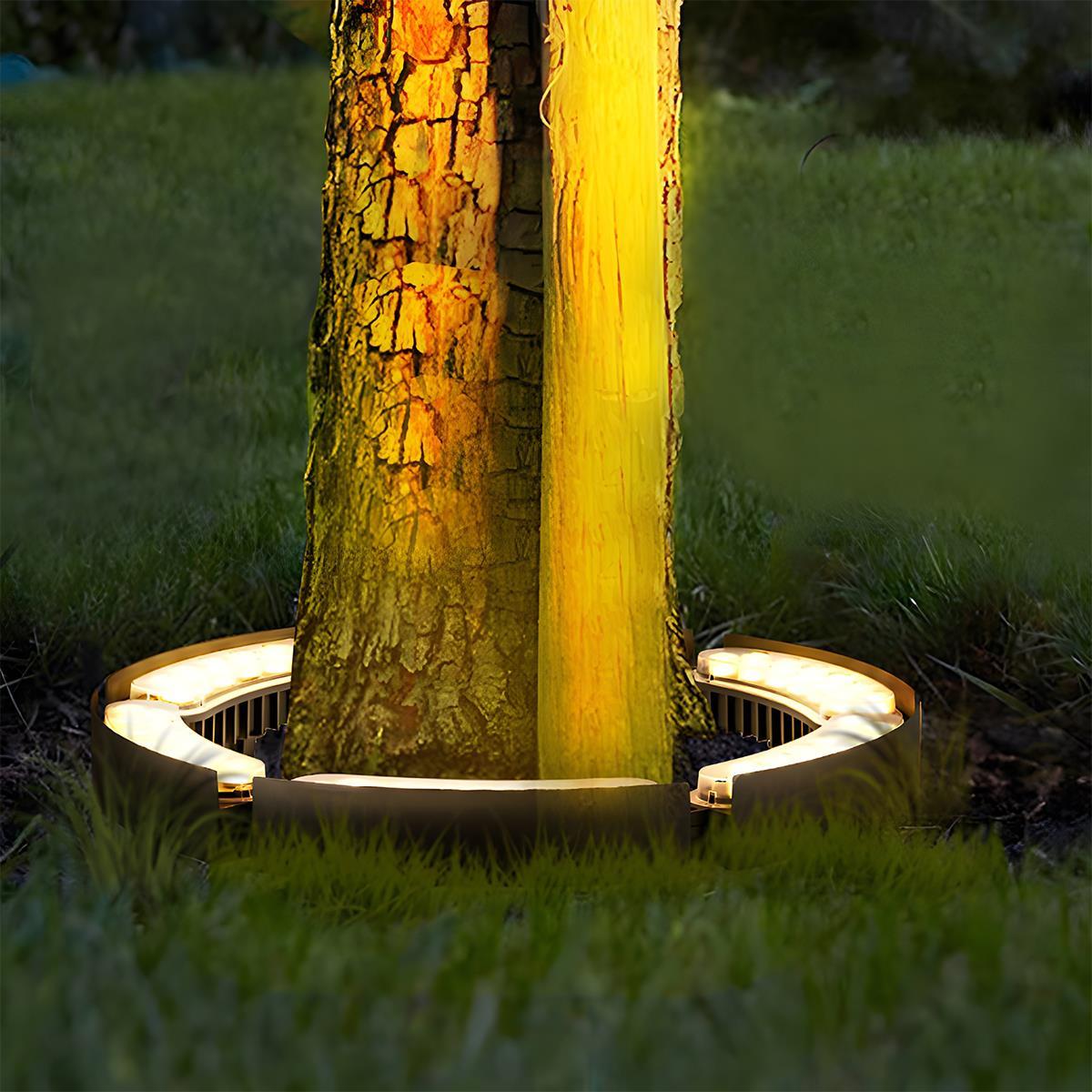 Spot de jardin LED Arche Piquet 12W Noir Jardin Allée Arbre Éclairage IP65 Éclairage paysager Spot piquet RGB Blanc chaud Spot extérieur | Restfield
