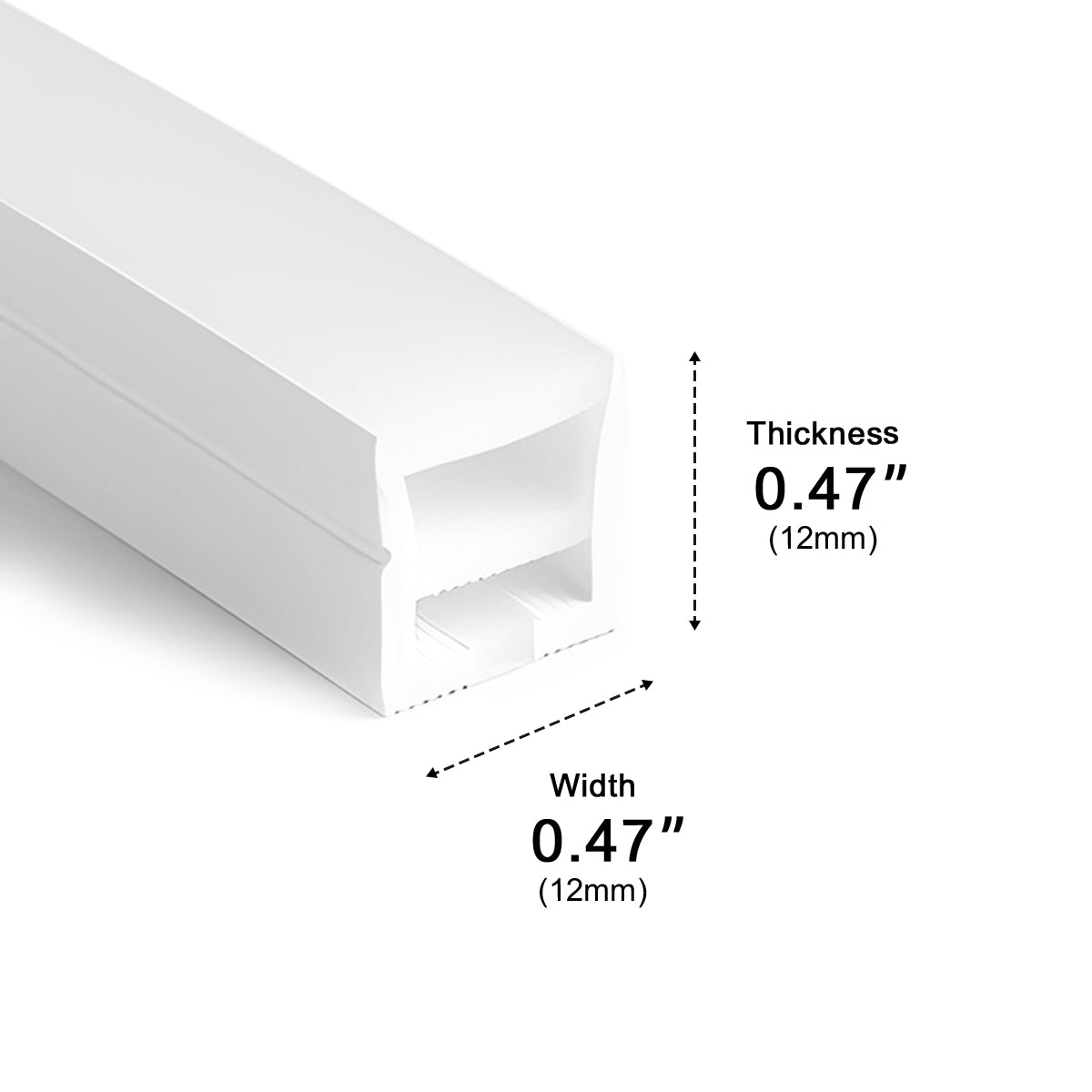 Ruban néon LED flexible étanche IP67 à température de couleur réglable, éclairage d’ambiance moderne pour éclairage d’accent encastré | Sansoti