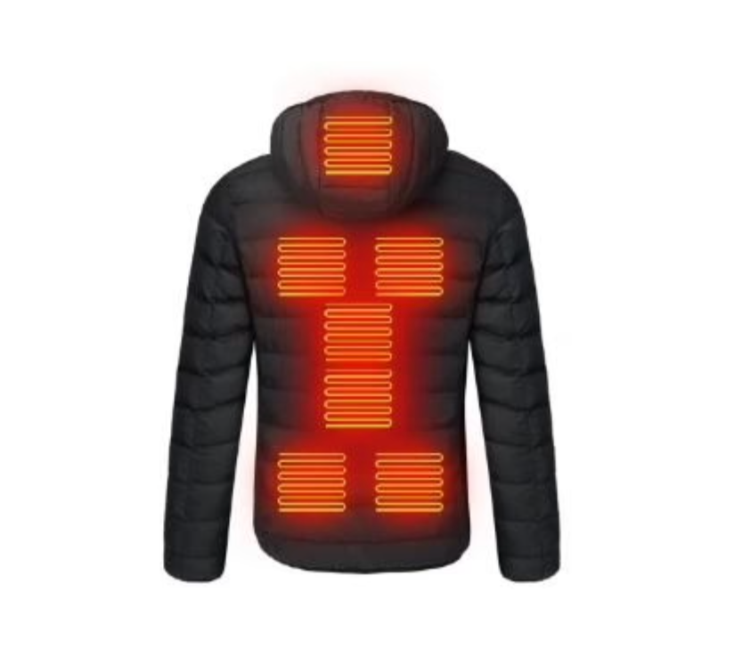 Heated winter jacket with USB connection and 3 heat settings for work, leisure and outdoor activities | Sansoti
