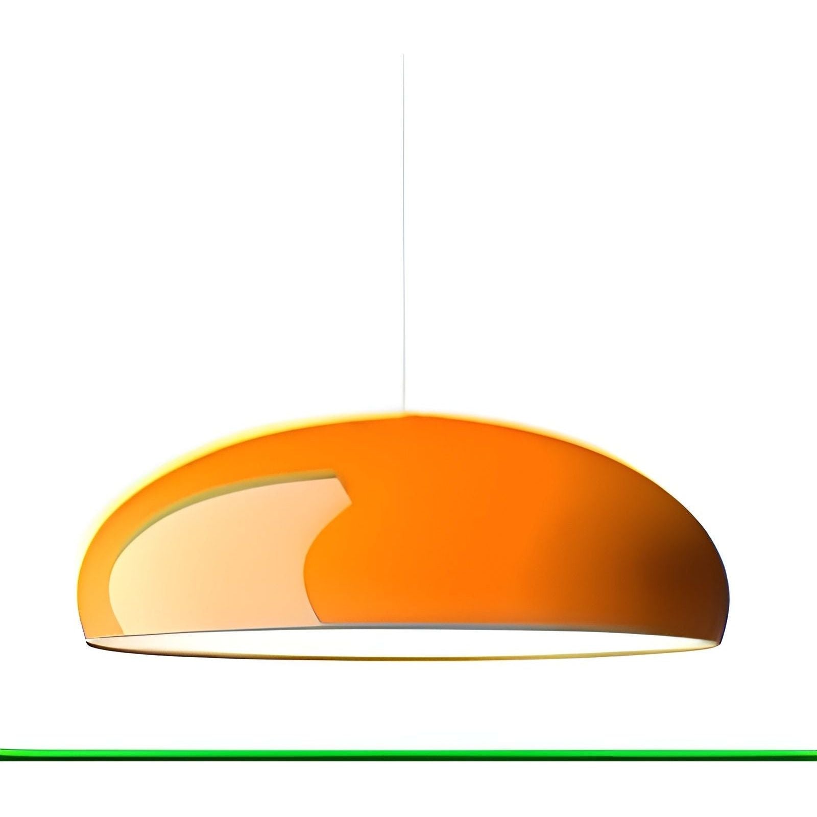 Hanglamp Rond Glanzend Metaal Nordic Design LED Eettafel | Sansoti
