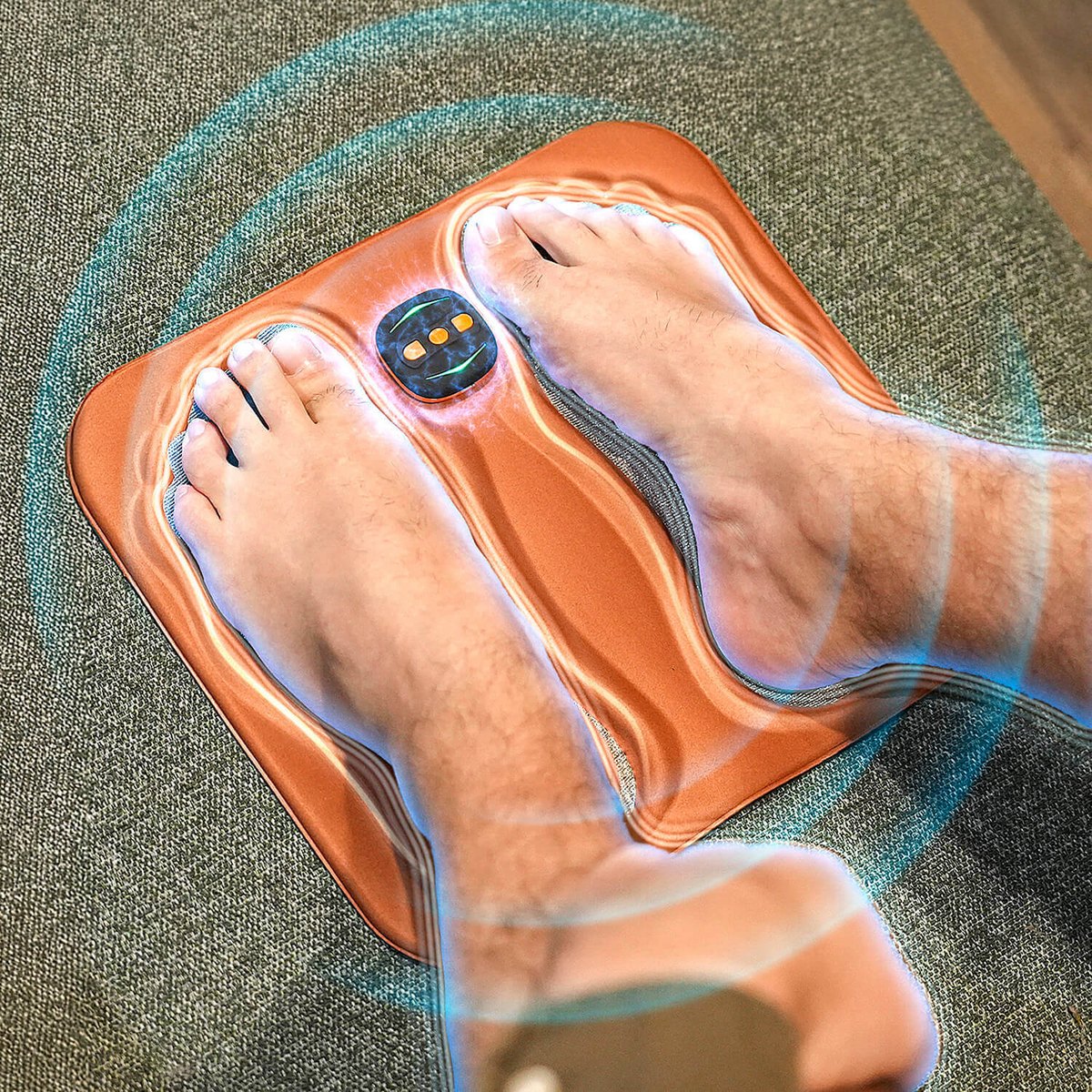 Voetmassagemat met Elektrische Stimulatie Kopervezel voor Thuis Ontspanning Vermoeide Voeten Wellness | Sansoti