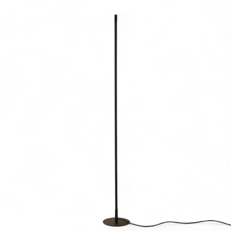 LED Stehleuchte Modern Minimalistisch Schlank 140cm Metall Schwarz Warmweiß 20W Stehlampe Wohnzimmer | Restfield