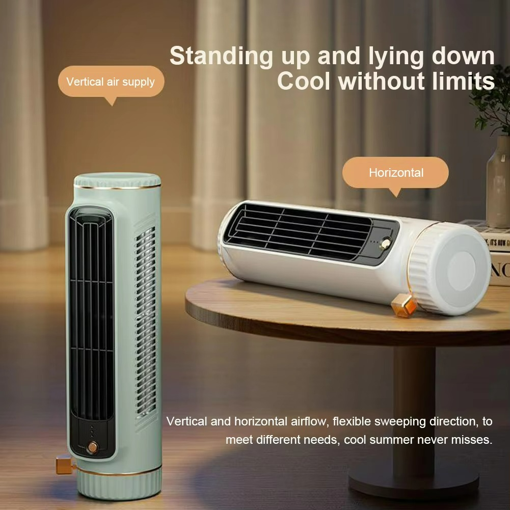Bladloze Ventilator met 360° Luchtcirculatie en IJsverfrissende Technologie – Stille Werking & Veilig Ontwerp | Sansoti
