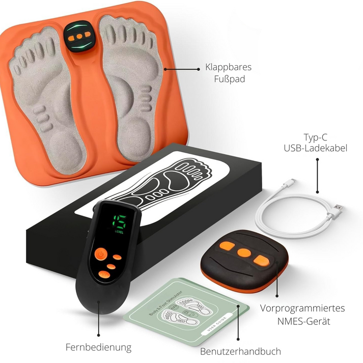 Voetmassagemat met Elektrische Stimulatie Kopervezel voor Thuis Ontspanning Vermoeide Voeten Wellness | Sansoti