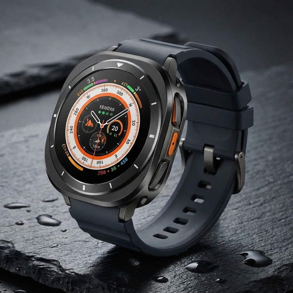 Smartwatch Protective Case Titanium Alloy 47mm Screen Housing Band Compatible Watch Accessory Stylish | Sansoti