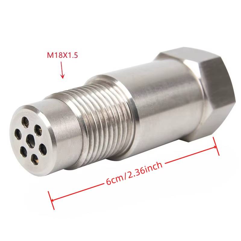 Adaptateur de capteur O2 avec mini-catalyseur, acier inoxydable, M18x1.5, système d’échappement, suppression du CEL, pour automobile et sport automobile | Sansoti