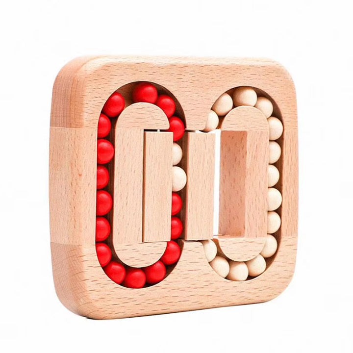 Draaipuzzel Hout 13x11.5x2cm Fidget Toy Bureau Ontspanning Denkspel Volwassenen Kinderen Cadeau Concentratie Reizen Houten Speelgoed | Sansoti