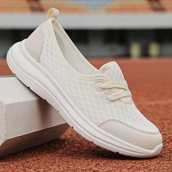 Orthopädische Damenschuhe mit Mesh-Obermaterial, Memory-Foam-Sohle, bequem, leicht, Wanderschuhe | Sansoti
