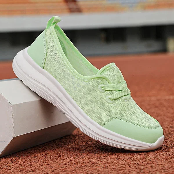 Orthopädische Damenschuhe mit Mesh-Obermaterial, Memory-Foam-Sohle, bequem, leicht, Wanderschuhe | Sansoti