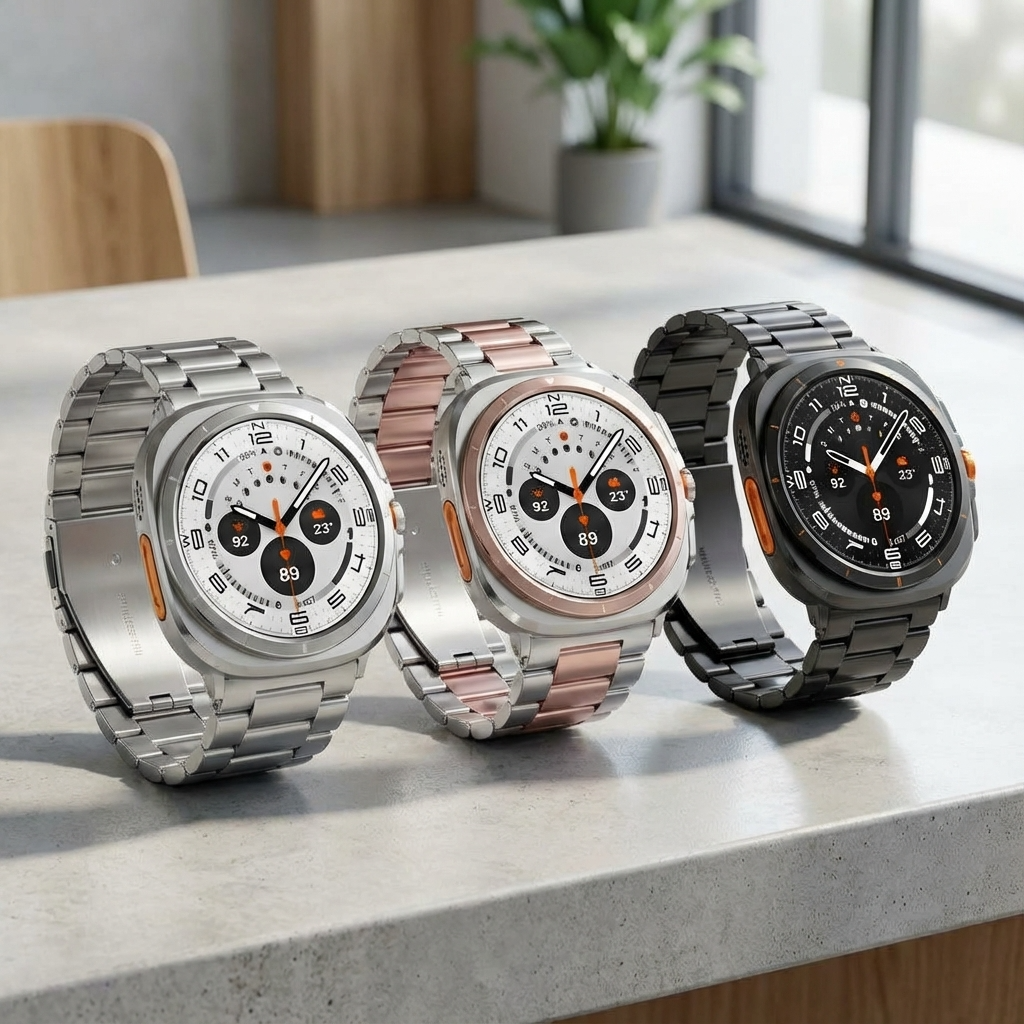 Stainless Steel Watch Band 47mm Smartwatch Metal Band Premium Finish Adjustable Wristband Elegant | Sansoti