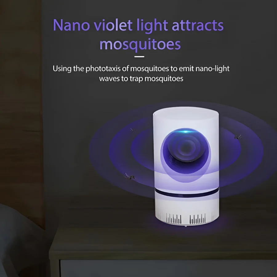 UV Light Insect Trap Electric – Mosquito Control Indoor & Outdoor – Safe for Family and Pets – Quiet & Chemical-Free – USB Powered – Energy Efficient | Sansoti