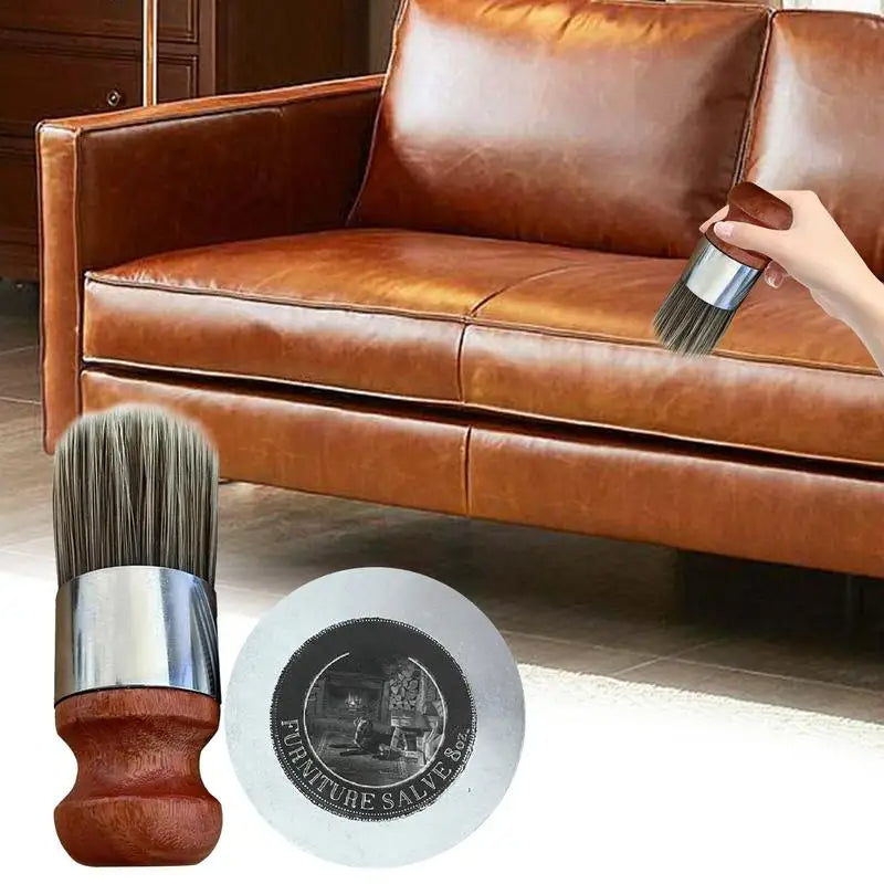 Leren Meubelverzorging Set 120ml Natuurlijke Formule Bescherming Herstel Conditioner voor Banken Stoelen | Sansoti