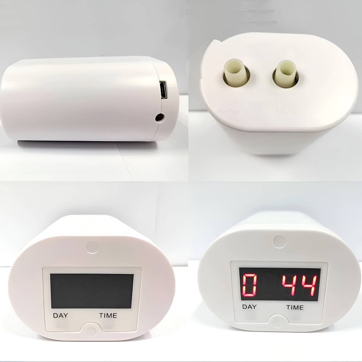 Automatische Wasserpumpen-Zeitschaltuhr für Pflanzenbewässerung, USB-aufladbares LCD-Display, für 2–8 Töpfe, Gartenbewässerung | Sansoti