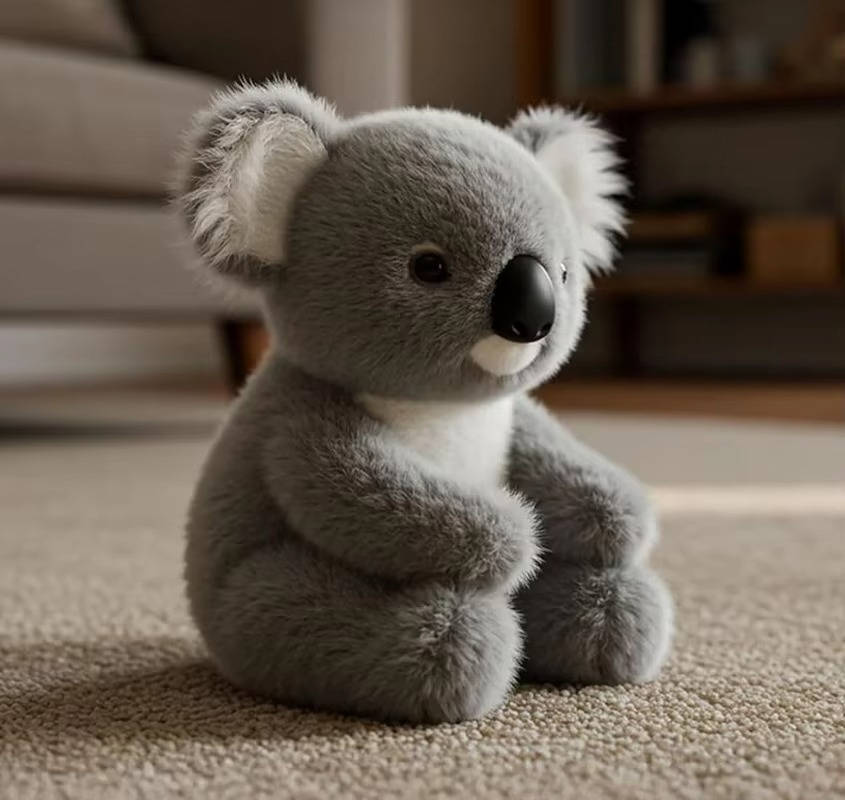 Obciążony pluszowy miś koala do relaksu, miękki pluszowy miś na stres i lepszy sen dla dzieci | Sansoti