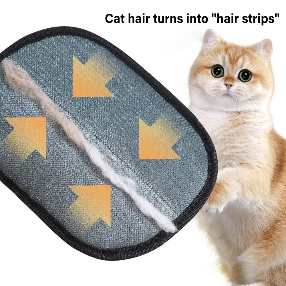 Verzorgingshandschoen Huisdieren Set 2 Stuks Zachte Massage Anti-Haar Textuur Wasbaar Hond Kat Vacht | Sansoti