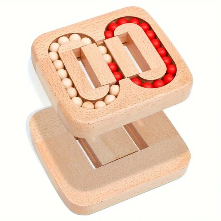 Draaipuzzel Hout 13x11.5x2cm Fidget Toy Bureau Ontspanning Denkspel Volwassenen Kinderen Cadeau Concentratie Reizen Houten Speelgoed | Sansoti