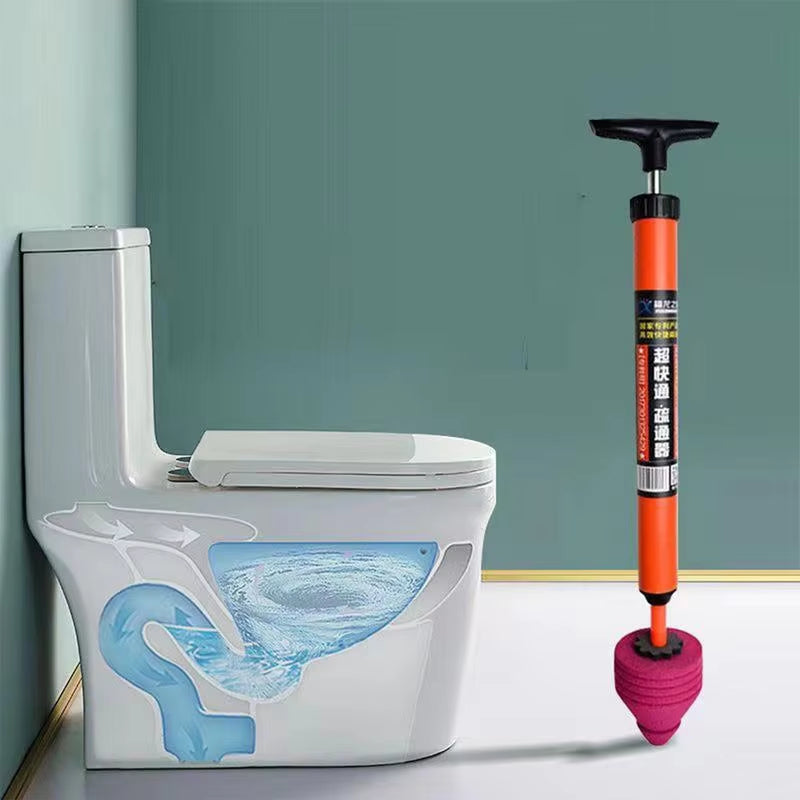 Afvoerstokker Hogedruk ABS Rubber 64cm 80PSI 5,5bar Toilet Wastafel Douche Badkuip Keuken Zonder Chemie Herbruikbaar Rood Zwart | Sansoti