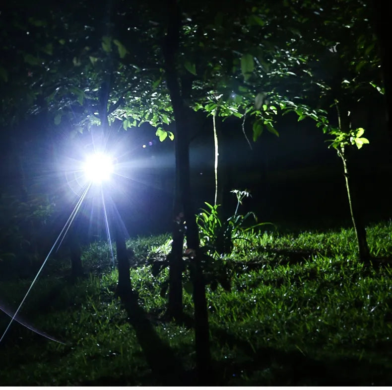 LED Hoofdlamp Oplaadbaar 2000 Lumen met Zoomfunctie Waterdicht Handsfree Verlichting voor Wandelen | Sansoti